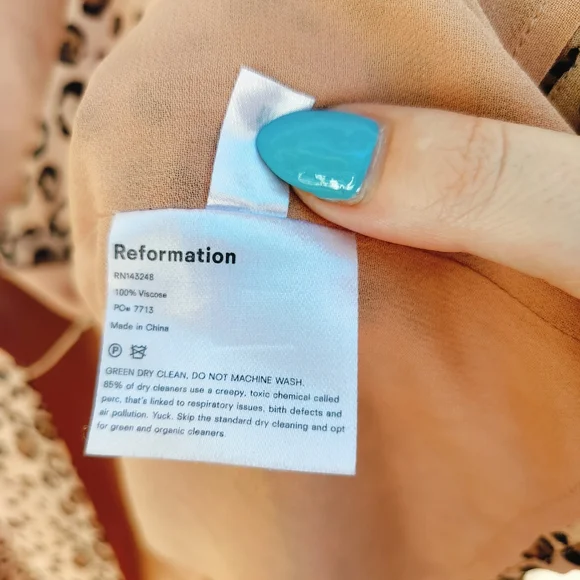 Reformation Anchorage Leopard Mini Wrap Dress Animal Print Lightweight Aline - Picture 8 of 9